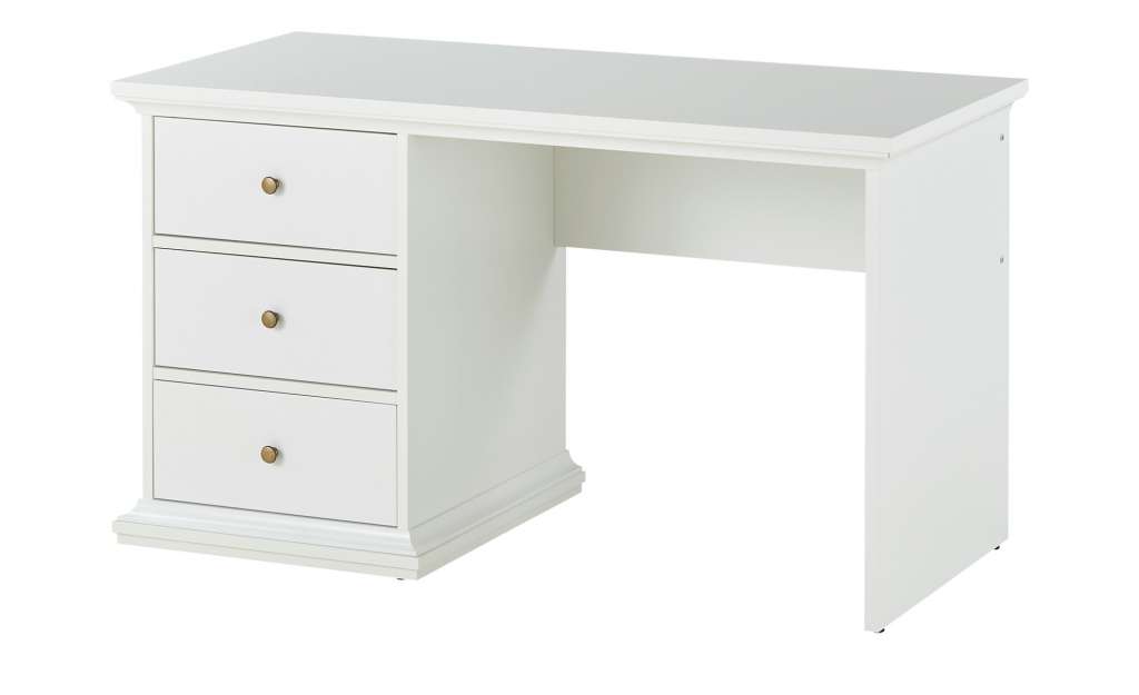 Schreibtisch  Bellano ¦ weiß Tische > Schreibtische - Höffner