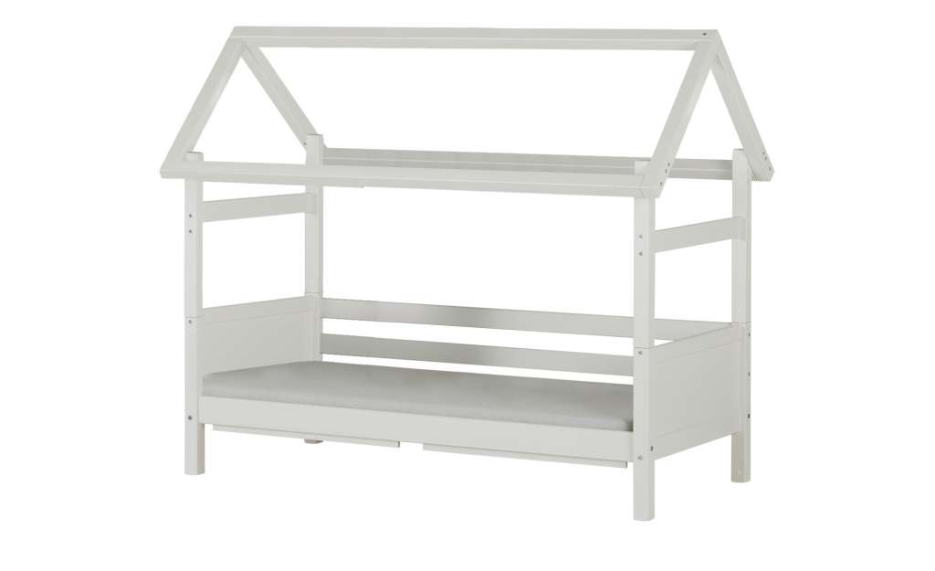 Kojenbett mit Dachaufbau  Hygge ¦ weiß Kindermöbel > Kinderbetten - Höffner