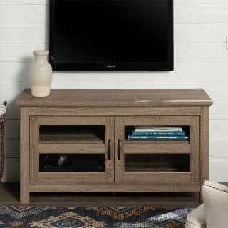 TV Lowboard im Landhausstil Glastüren