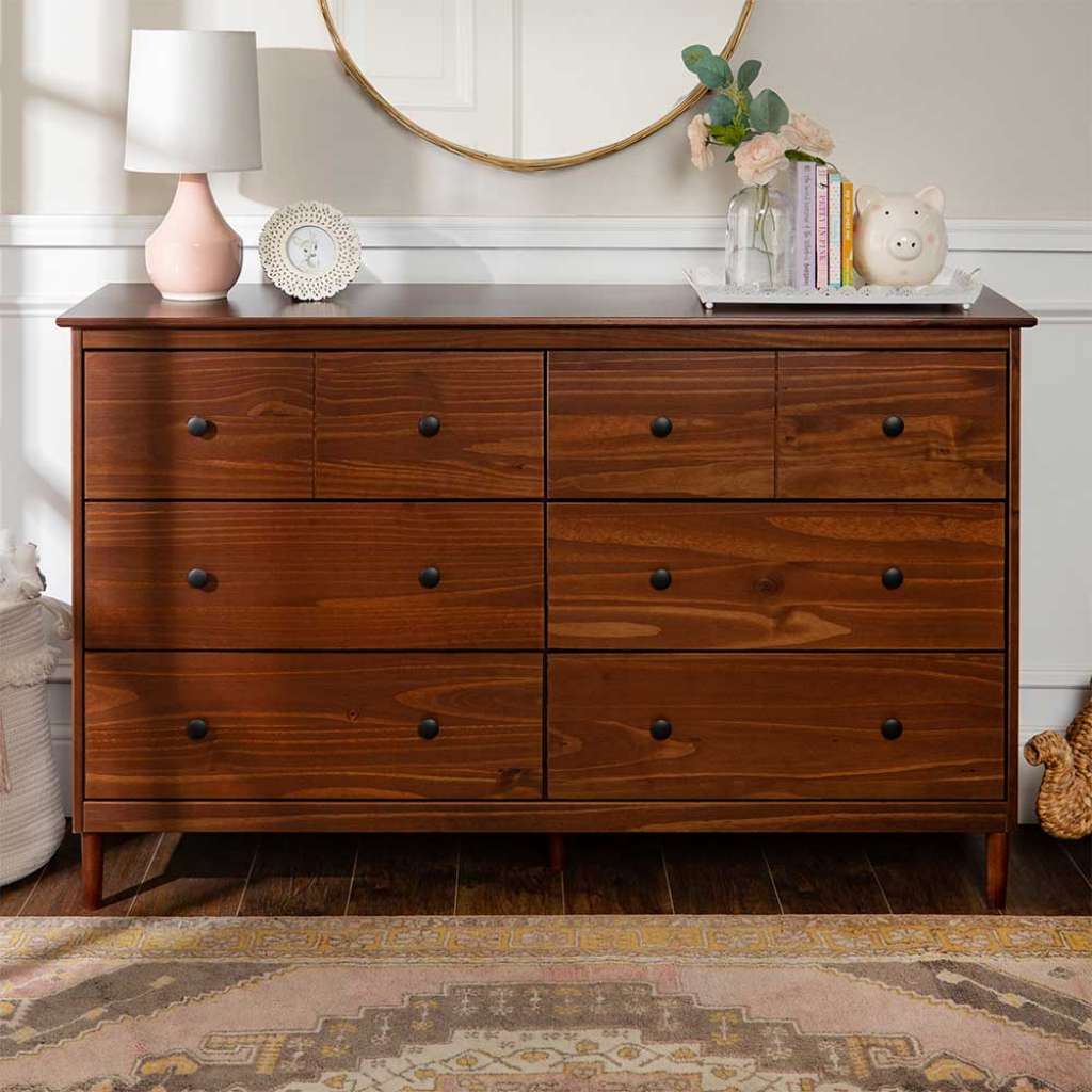 Schubladensideboard im Landhausstil Kiefer Massivholz