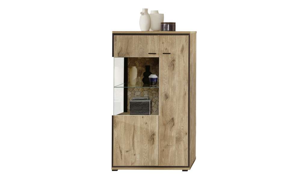 uno Vitrine  Ruben ¦ holzfarben Kommoden & Sideboards > Vitrinen - Höffner