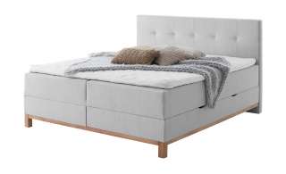 maison bleue Boxspringbett mit Bettkasten Mara ¦ grau Betten > Boxspringbetten > Boxspringbetten 180x200 - Höffner