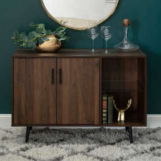 Mid Century Sideboard in Walnussfarben 2 türig