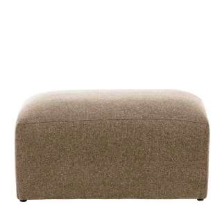 Couchhocker in Beige Chenillegewebe