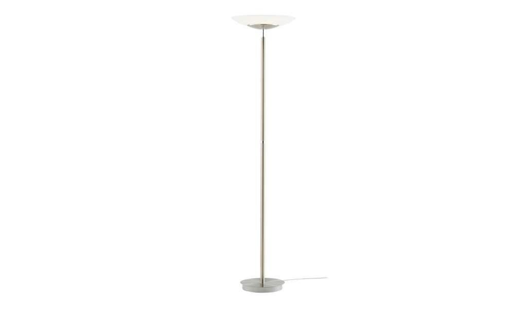 B-Leuchten LED-Deckenfluter, 1-flammig, Nickel-matt ¦ silber Ø: 42 Lampen & Leuchten > Innenleuchten > Stehlampen - Höffner