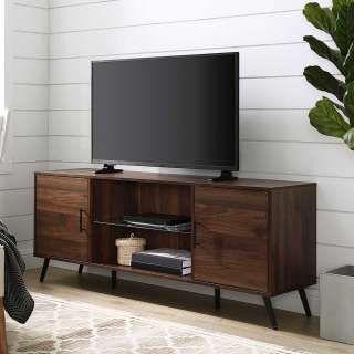 Tvboard in Holzoptik Walnussfarben dunkel 153 cm breit