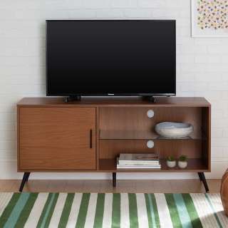 Phonoschrank in Nussbaumfarben Retrostil