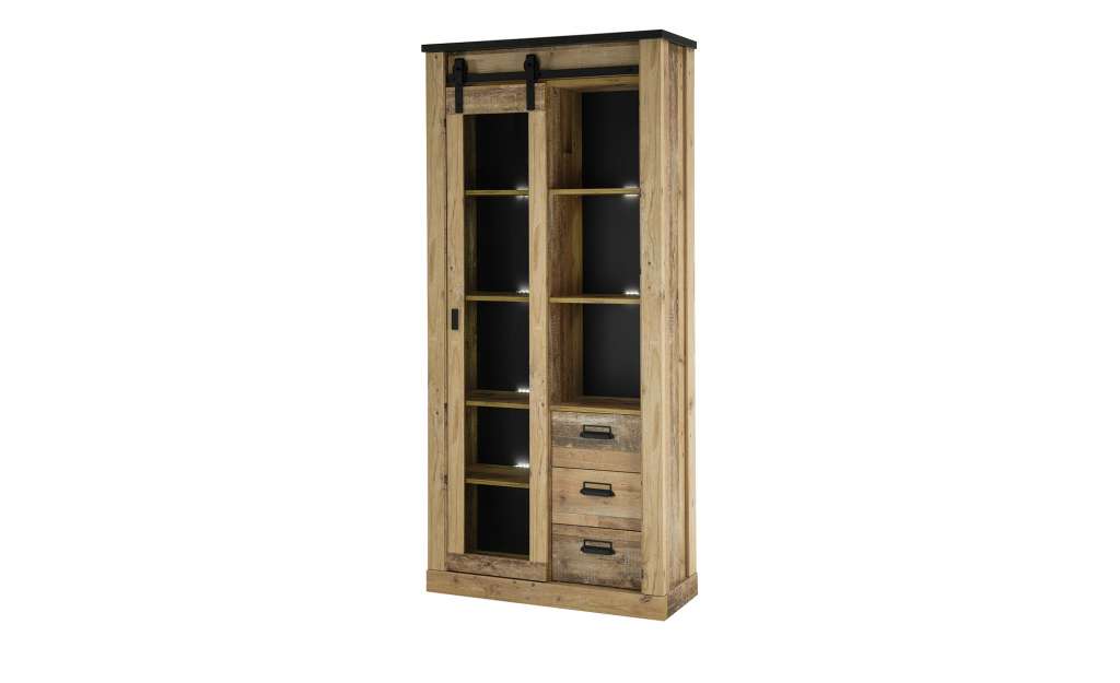 Vitrine  Sintra ¦ holzfarben Kommoden & Sideboards > Vitrinen - Höffner