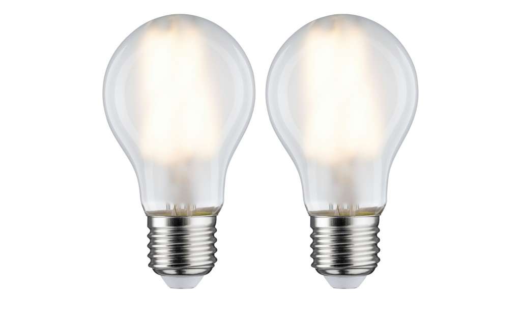 LED 2-er Pack AGL E27/7W ¦ weiß Ø: 6 Lampen & Leuchten > Innenleuchten > Leuchtmittel - Höffner