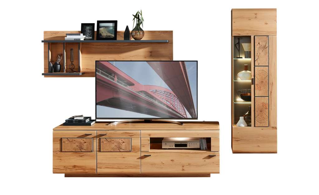 uno Wohnkombination  Madera I ¦ holzfarben Wohnwände - Höffner