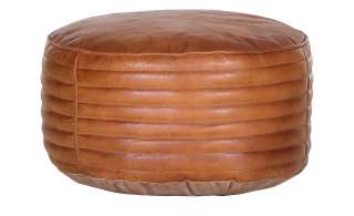 Pouf  Buff ¦ braun Ø: 50 Polstermöbel > Hocker > Sitzpouf - Höffner