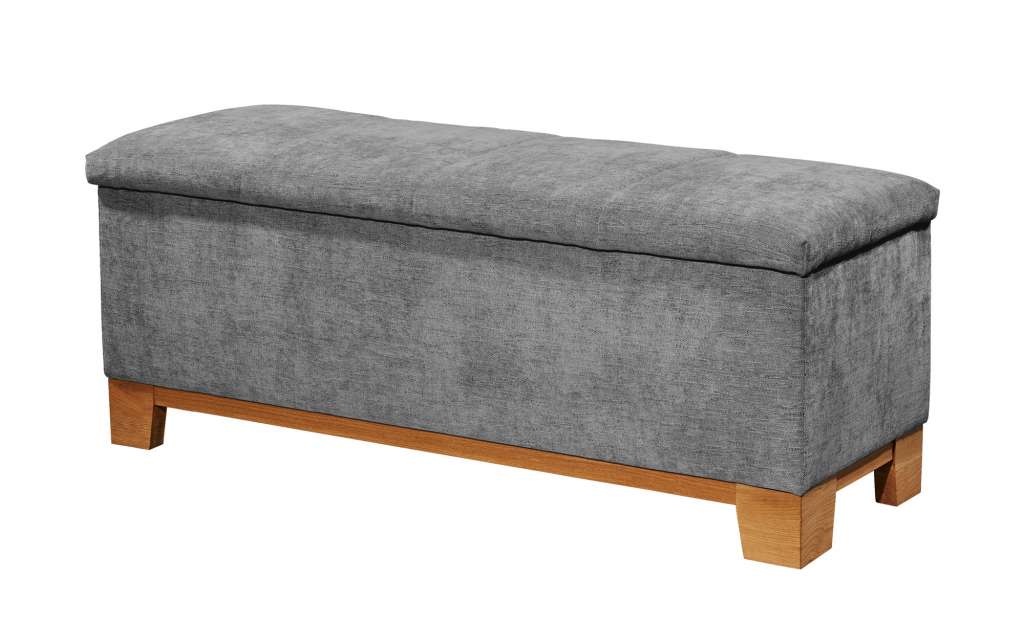 uno Bettbank mit Stauraum Bent ¦ grau Bänke > Einzelbänke - Höffner