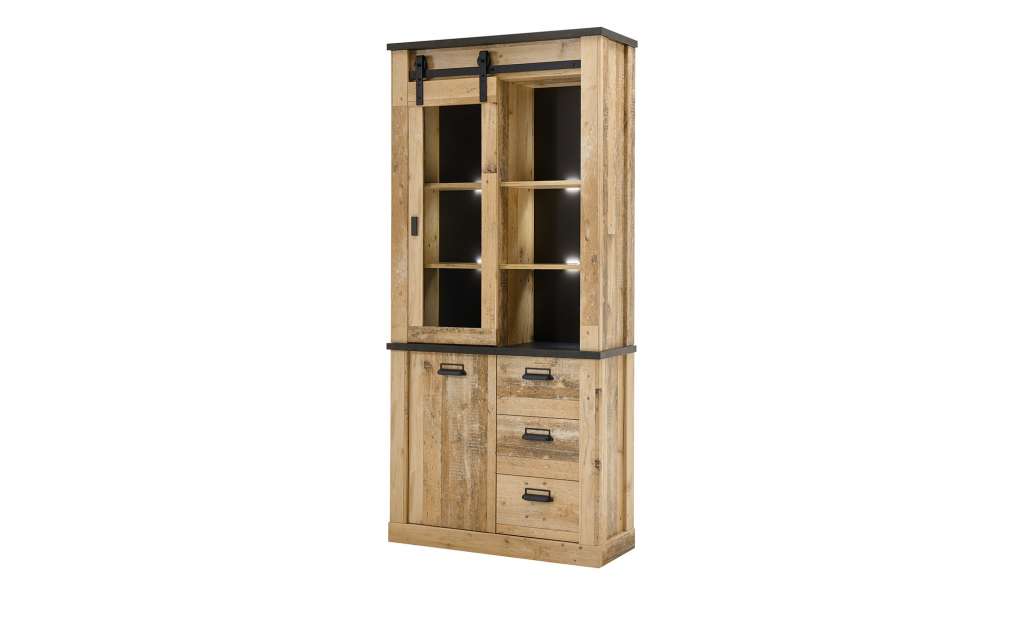 Vitrine  Sintra ¦ holzfarben Kommoden & Sideboards > Vitrinen - Höffner
