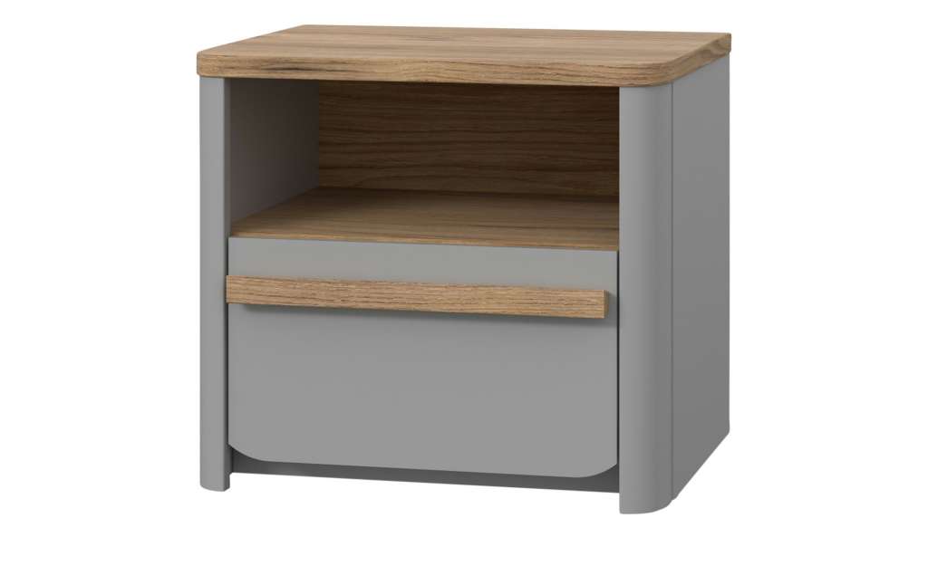 Nachttisch  Surfinio ¦ grau Tische > Nachttische - Höffner