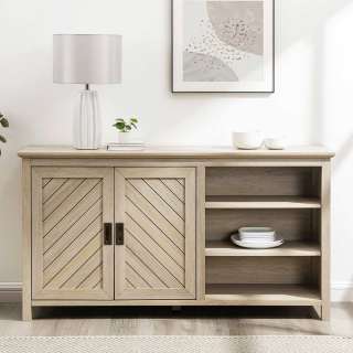 Esszimmersideboard im Landhausstil Eiche Bianco Holzoptik