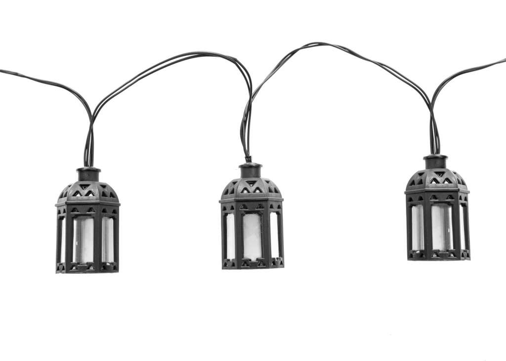 Solar-Lichterkette ¦ schwarz Lampen & Leuchten > Innenleuchten > Lichterketten & Dekoleuchten - Höffner