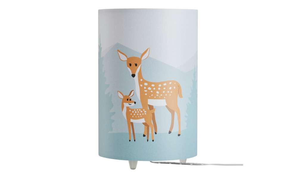 LED-Tischleuchte, 1-flammig, ´Wald´ ¦ grau Ø: 15 Lampen & Leuchten > Innenleuchten > Kinderlampen - Höffner