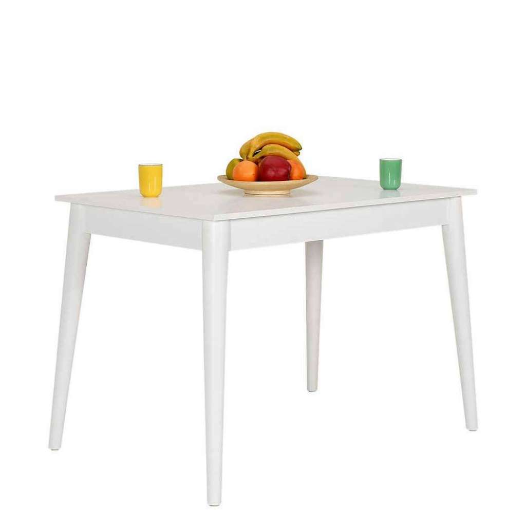Günstiger Tisch in Weiß 110x70 cm