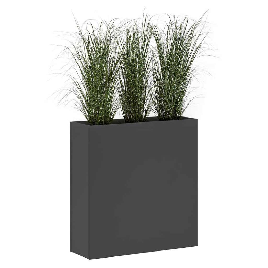 Raumtrenner Blumensäule in Anthrazit 80 cm hoch