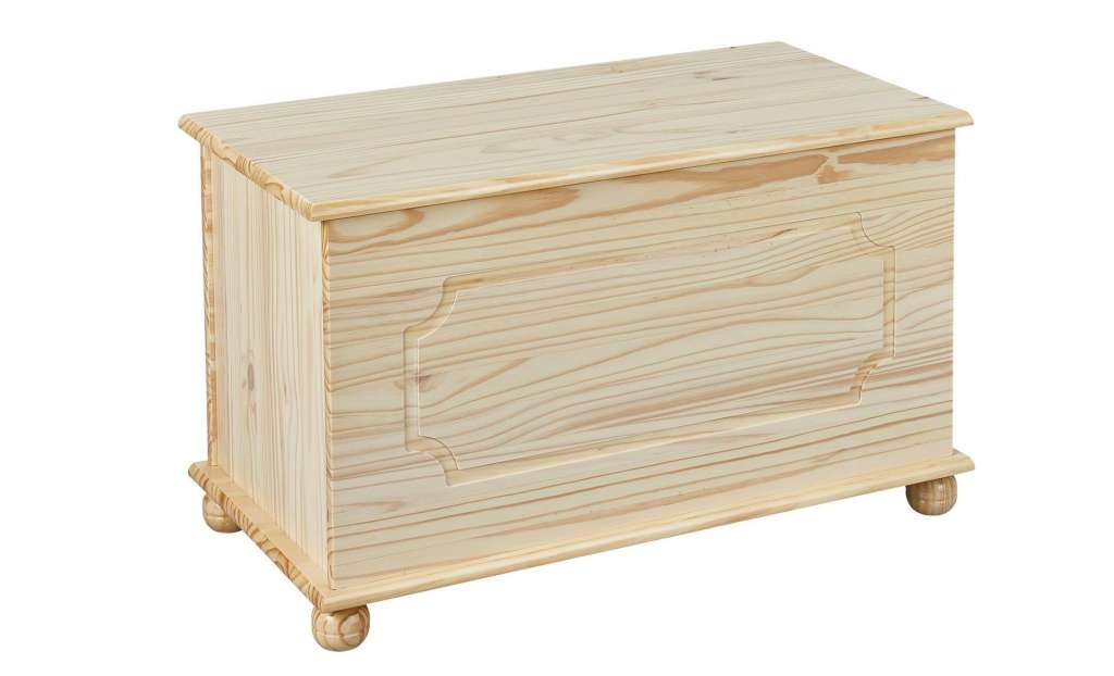 Massivholztruhe  Emel ¦ holzfarben Garderoben & Kleiderstangen > Schuhschränke - Höffner