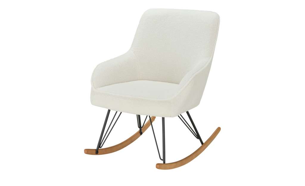 Schaukelstuhl  Leopold ¦ weiß Stühle > Esszimmerstühle > Esszimmerstühle mit Armlehnen - Höffner