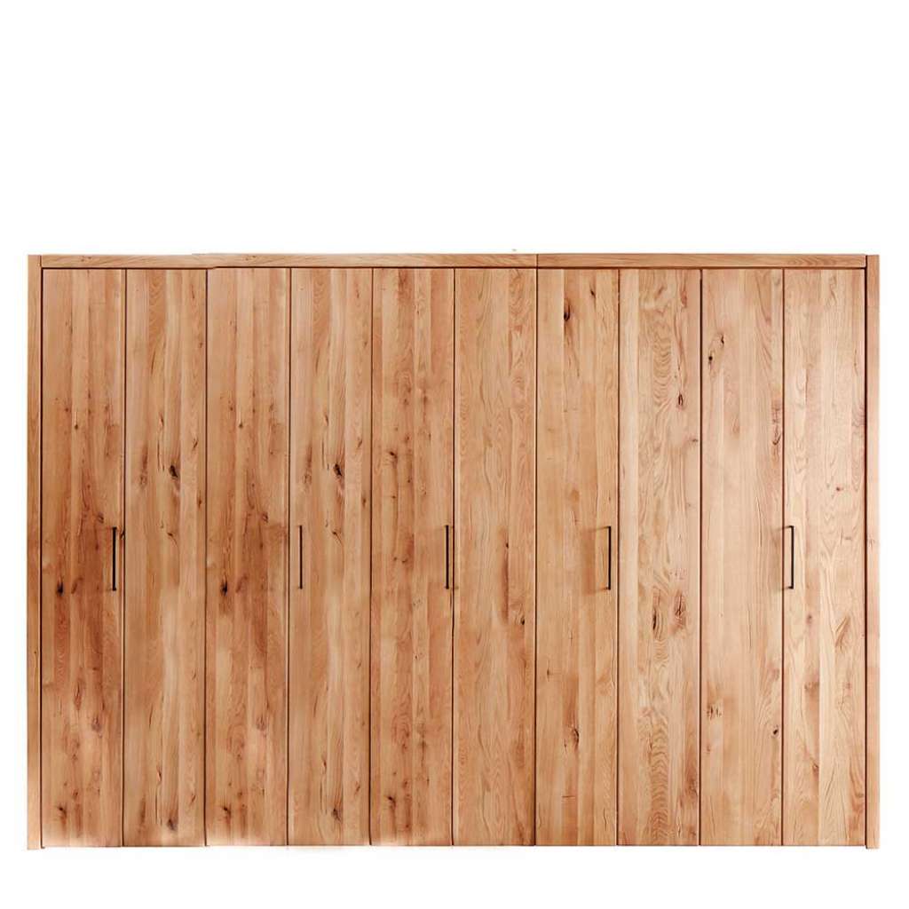 Kleiderschrank massiv mit 5 Falttüren 216 cm hoch