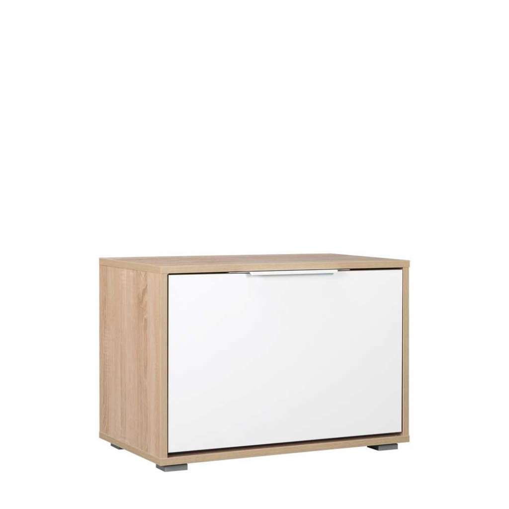 Schuhklapper 46 cm hoch Sonoma Eiche und Weiß