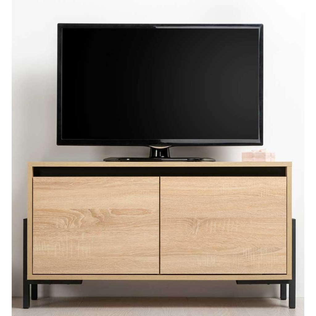 TV Element Holzoptik in Sonoma-Eiche 94 cm breit