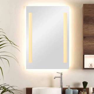 Hoher Badspiegel 50x70 cm LED Beleuchtung