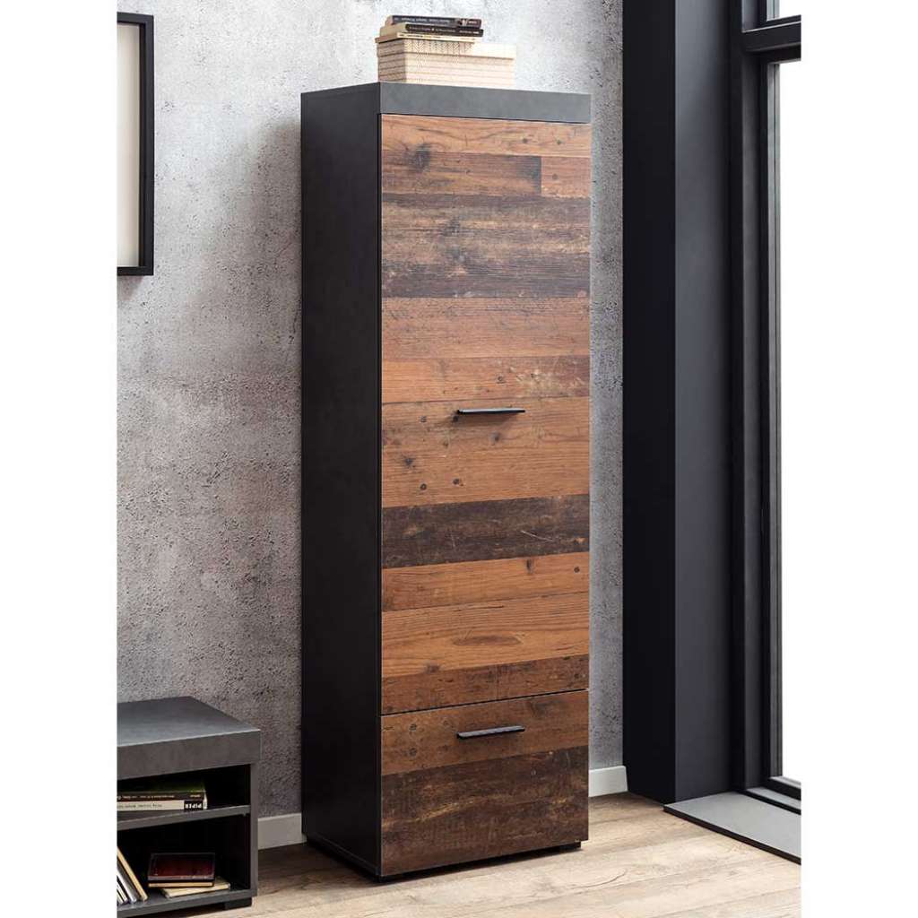 Schrankelement Wohnzimmer 1 türig Klappe