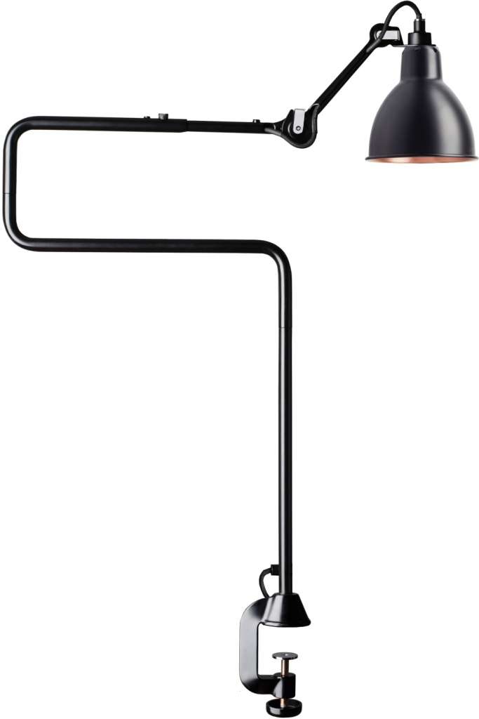 DCW éditions - LAMPE GRAS N°211-311 ROUND - schwarz/kupfer - indoor