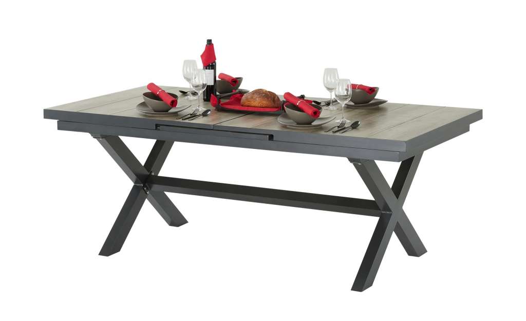 a casa mia Ausziehtisch  Catania ¦ grau Garten > Gartenmöbel > Gartentische - Höffner