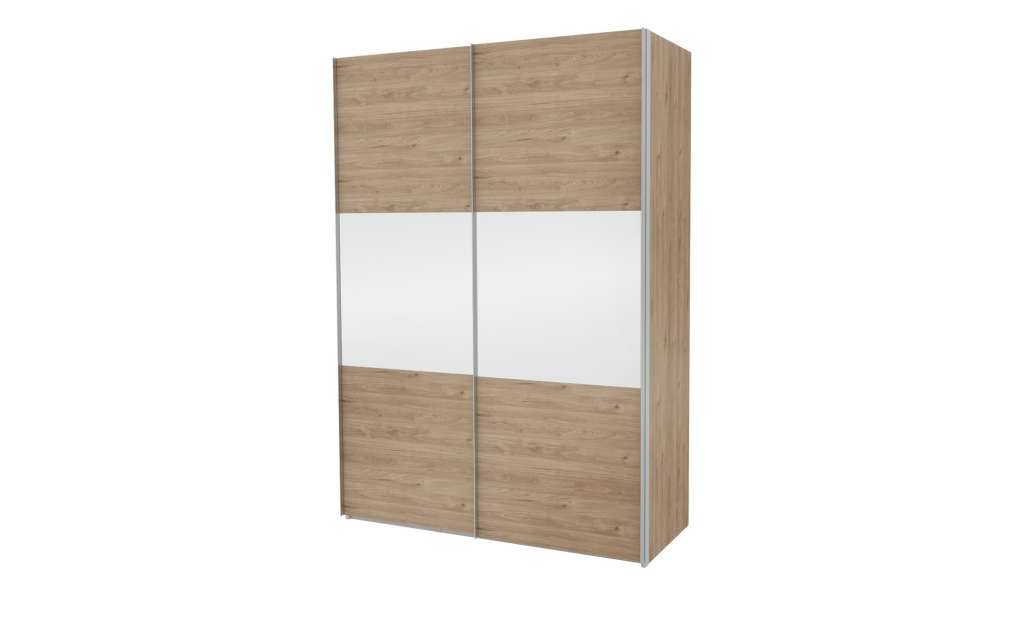 Schwebetürenschrank, 2-türig  Vega ¦ holzfarben Schränke > Kleiderschränke > Schwebetürenschränke - Höffner