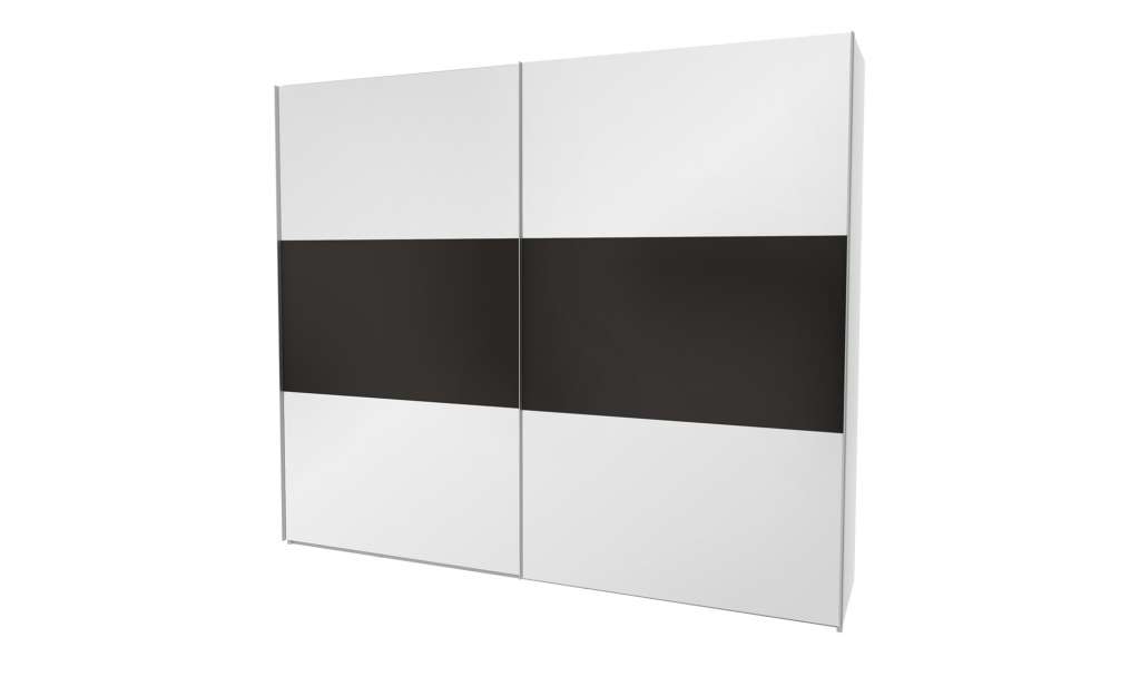 Schwebetürenschrank, 2-türig  Vega ¦ weiß Schränke > Kleiderschränke > Schwebetürenschränke - Höffner