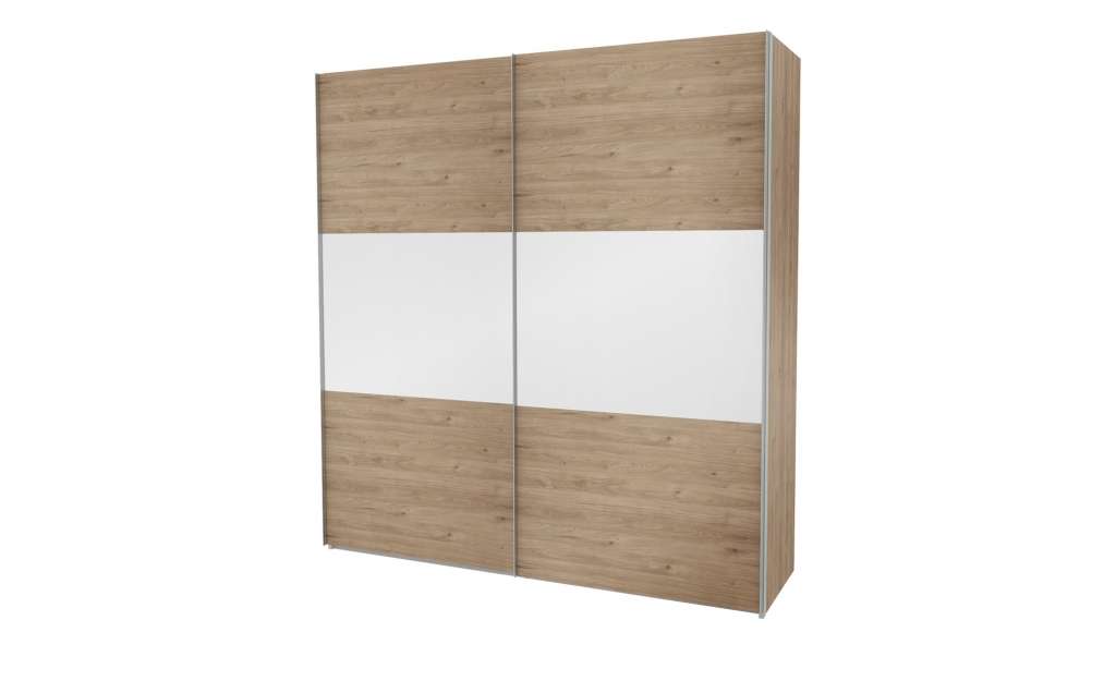 Schwebetürenschrank, 2-türig  Vega ¦ holzfarben Schränke > Kleiderschränke > Schwebetürenschränke - Höffner