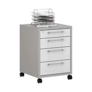 Schreibtischrollcontainer modern 50 cm breit 68 cm hoch