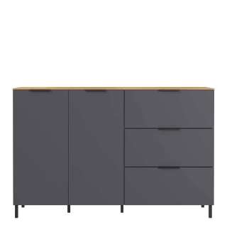 Moderne Wohnzimmer Anrichte 2 Türen 3 Schubladen Soft Close
