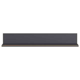 Wohnzimmerregal modern 163 cm breit Dunkelgrau