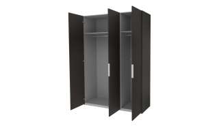 Drehtürenschrank  Vega ¦ grau Schränke > Schranksysteme - Höffner