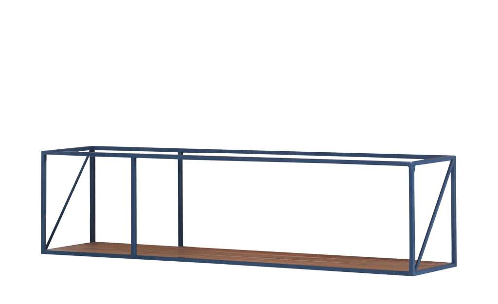 Wandregal   Talia ¦ blau Regale > Bücherregale - Höffner