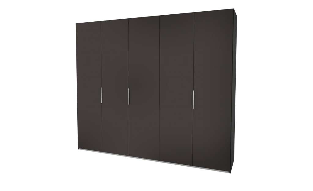 Drehtürenschrank  Vega ¦ grau Schränke > Schranksysteme - Höffner