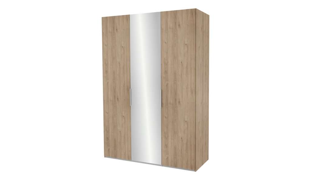 Drehtürenschrank mit Spiegeltüren Vega ¦ holzfarben Schränke > Schranksysteme - Höffner