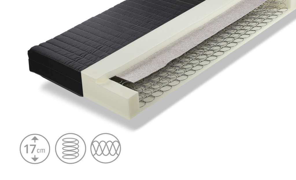 Ratzzz Bonellfederkernmatratze  Sternengucker ¦ schwarz Matratzen & Zubehör > Matratzen-Arten > Federkern-Matratzen - Höffner