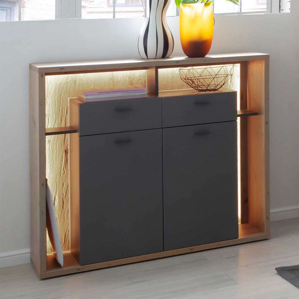 Wohnzimmer Anrichte in modernem Design zwei Schubladen