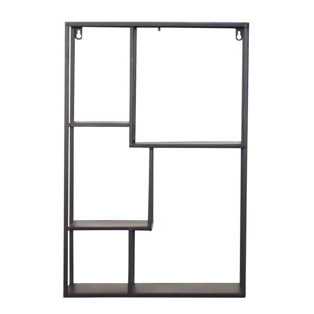 Kleines Wohnzimmerregal in Schwarz modernes Design