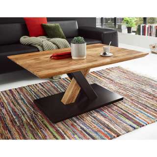 Sofa Tisch aus Akazie Massivholz & Metall 110 cm breit