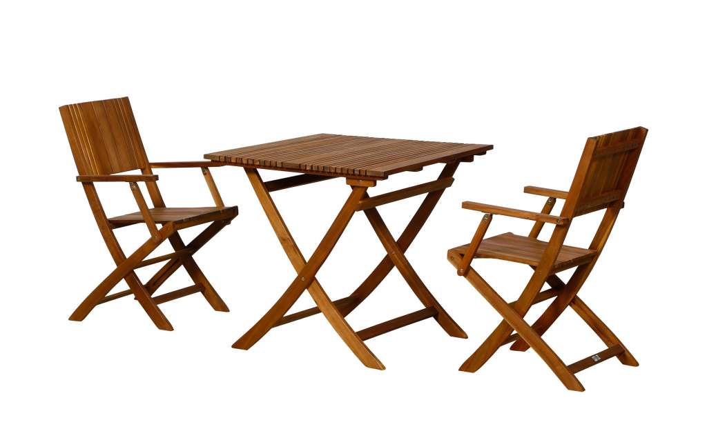 Dining Sitzgruppe, 3-teilig  Falun ¦ holzfarben Garten > Gartenmöbel > Gartenmöbel Sets - Höffner