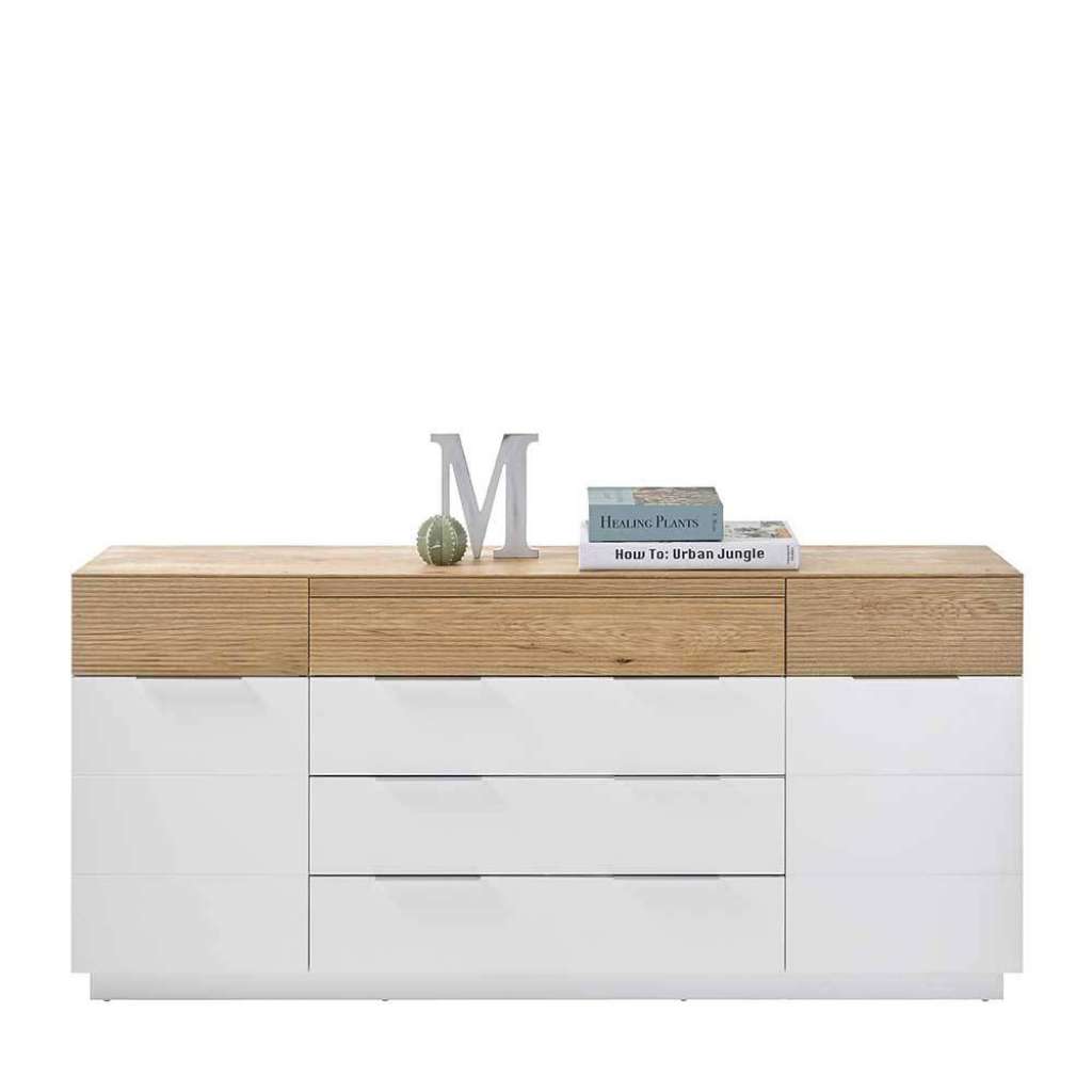 Großes Sideboard im Skandi Stil Drehtüren & Schubladen