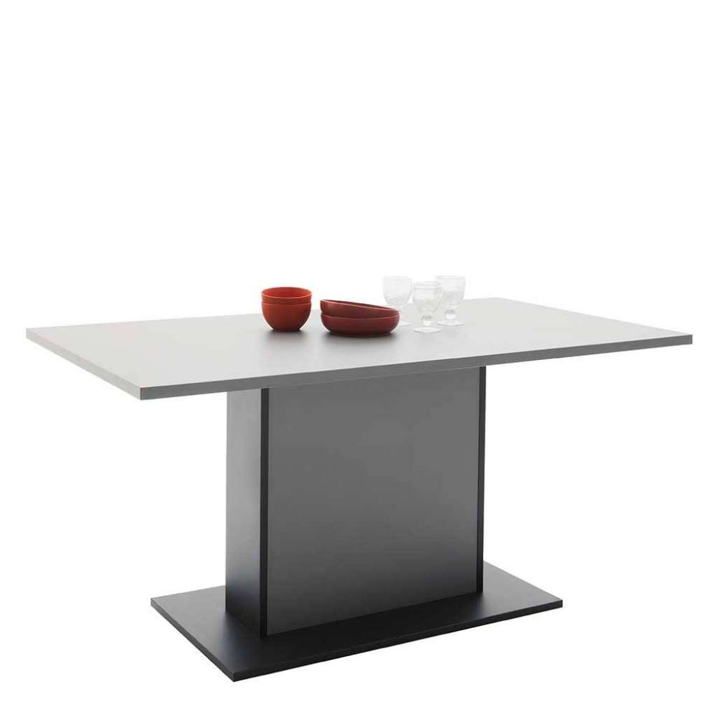 Grauer Esstisch in modernem Design 160x90 cm