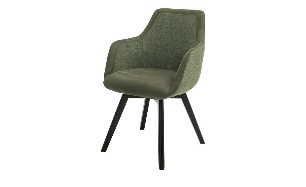 Dine + Mine Polsterstuhl  Corby ¦ grün Stühle > Esszimmerstühle > Esszimmerstühle mit Armlehnen - Höffner